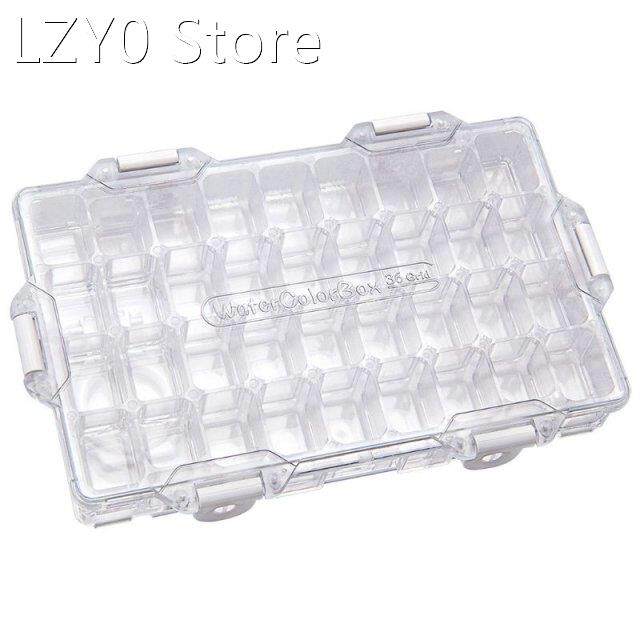 24/36 Grids Watercolor Moisturizing Painting Palette Leakpro