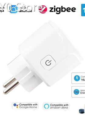Smart Plug ZigBee Socket EU 16A Power Safe Monitor Timing Fu