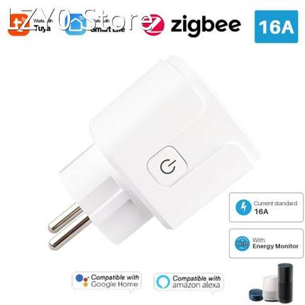 Smart Plug ZigBee Socket EU 16A Power Safe Monitor Timing Fu