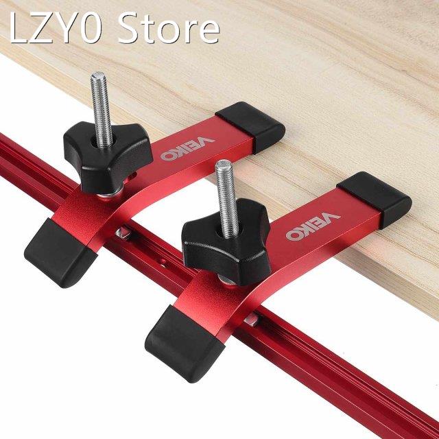 2PCS Woodworking Block Quick Acting Hold Down Clamps Hold Do