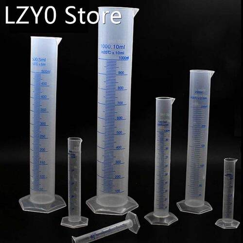 100ml Plastic Measuring Cylinder Graduated Cylinders for Lab