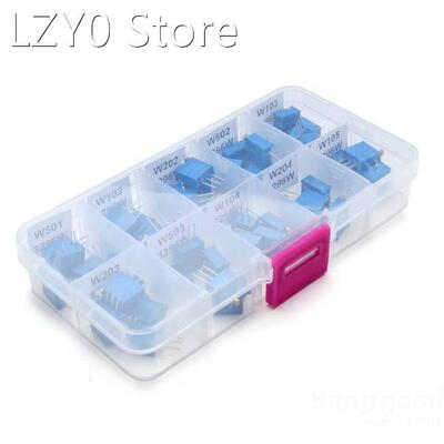 Free Shipping 50Pcs 3296W Multiturn Trimmer Resistance Poten