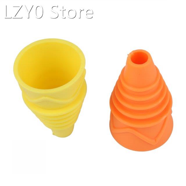 4 Pcs Flexible Flies Trap Funnel Reusable Silicone Pest Cont