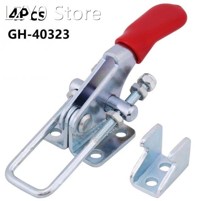 4PCS GH-40323 Toggle Clamp 160kg Quick Release Tool Horizont