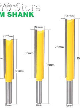 1PC/3PC Straight/Dado Router Bit 3/8 Dia. X 2X 2-1/2X 3