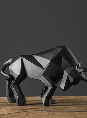Sculpture Bull Statue Resin Bulls nordic decoration home de
