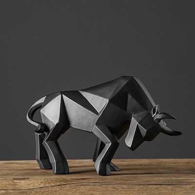 Sculpture Bull Statue Resin Bulls nordic decoration home de