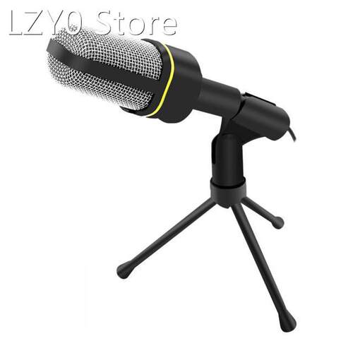 Professional 3.5mm Stereo Microphone Wired Broadcast Studio