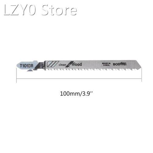 5 Pcs T101BR HCS 100mm Jigsaw Blades Clean For Wood Laminate