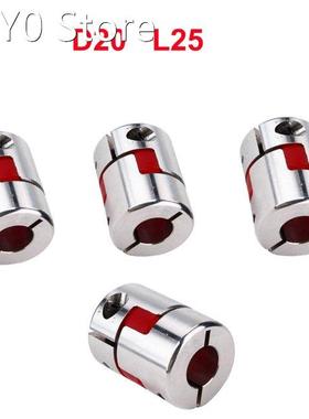 4pcs Durable XB Coupler Aluminium Plum Flexible Shaft Coupl