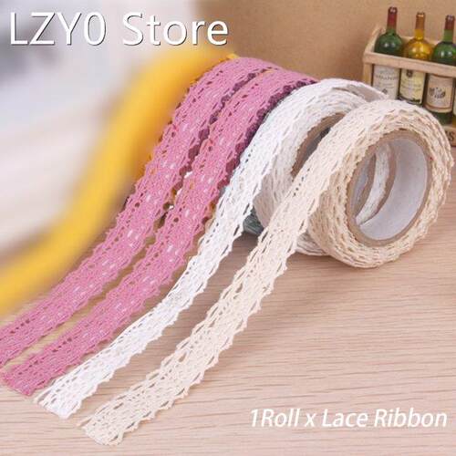 Lace Ribbon Bilateral Gifts Sticker Wrap Fabric Trim Decorat