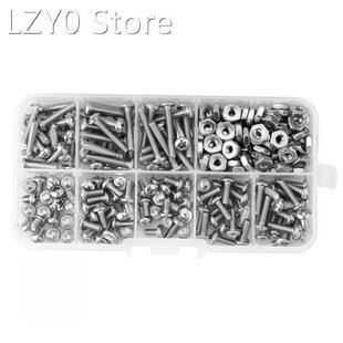 260Pcs/set #6-32 Stainless Steel Screws Cross Pan Head screw