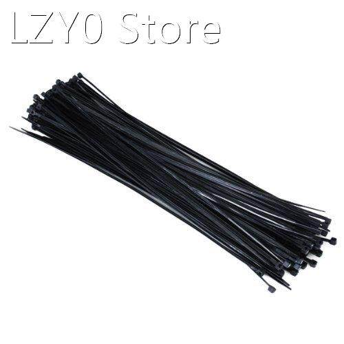 100Pcs 7.7 Inch Plastic Cable/Wire Zip Ties with Self-Lockin