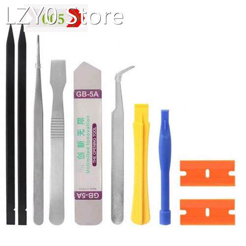 10-in-1 Cell Phone Repair Tools Set Universal Opening Pry To