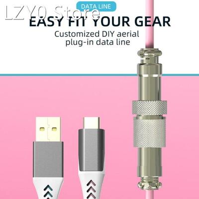 Spring Spiral Cable Custom Coiled Type-C to USB Mechanical K