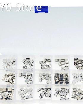 150PCS/BOX 15 Models Each 10PCS Micro Female USB Connector U