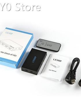 Leshp Black Portable Plug And Play Low Power Consumption 4K
