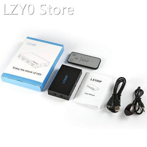 Leshp Black Portable Plug And Play Low Power Consumption 4K