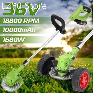 Mower 1680W Double Wheel 36V Cordless Lawn Electric Grass