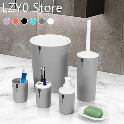 6 PCS/sets Mouthwash Cup Soap dish Gargle cup Brushing Cup T