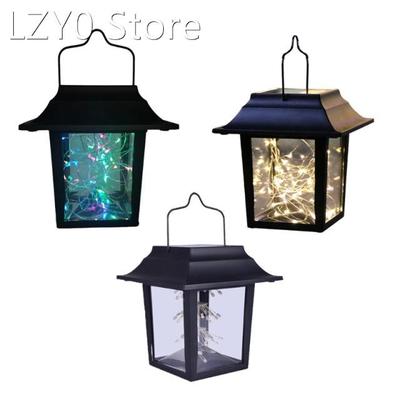Hanging Solar Lights Outdoor Solar Umbrella Lantern Garden