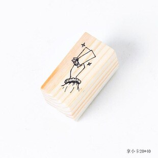 Vintage hand gestures Series wood rubber stamps for scrapboo