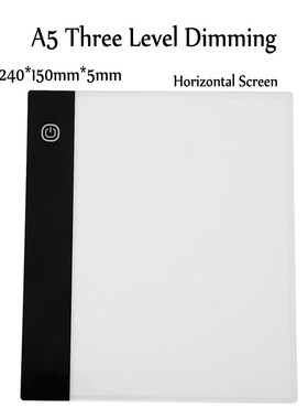 VKTECH A3 A4 A5 Dimmable Graphics Drawing Tablet SB LED Ligh