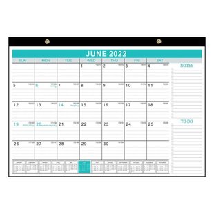 2022 New 2022-2023 Desk Calendar 2022 January-2023 June 18 M