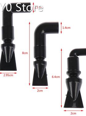 Black Aquarium Tank Pump Duckbill Water Outlet Nozzle Duckbi