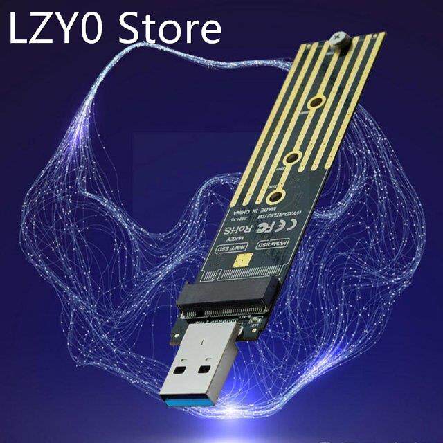 NVMe PCIe To USB3.1 NVME PCIe Enclosure Adapter Cases For Nv
