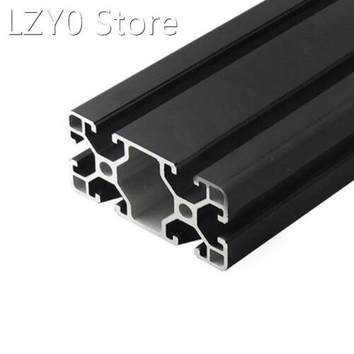 4080 Black Aluminum Profile Extrusion European Standard Anod