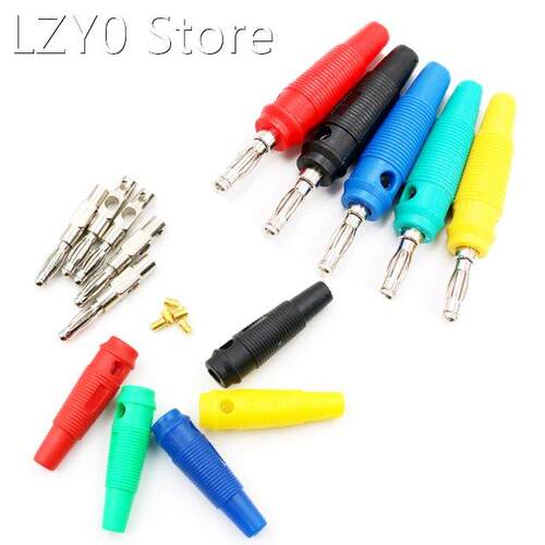 10Pcs/lot Red/Black/Blue/Green/Yellow 4mm Solderless Side St