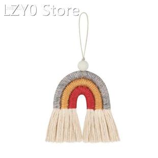 Handmade Rainbow Phone Strap Cotton Pendant Mobile Phone Str