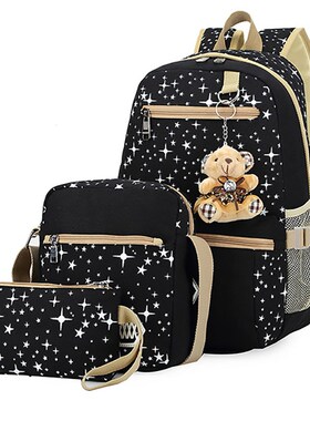 3pcs/set School Bags For Girls Women Backpack School Bags S
