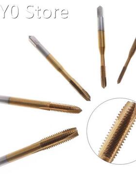 5pcs/lot Titanium Tap&Die Machine Drill Screw Thread Han