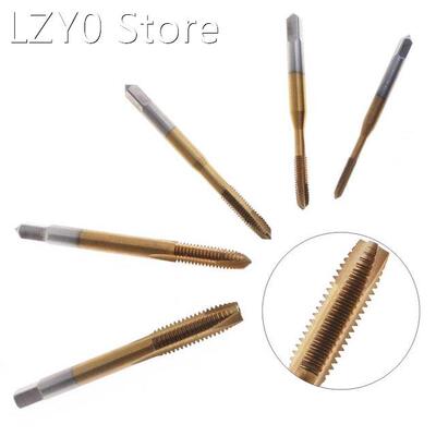 5pcs/lot Titanium Tap&Die Machine Drill Screw Thread Han