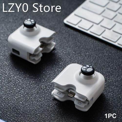 1PC 2 Port Phone Gamepad Joystick Grip Rocker Handle Univers