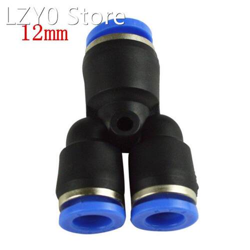 10pcs PY12 12mm Y Union Tube Quick Connecting One Touch Fitt