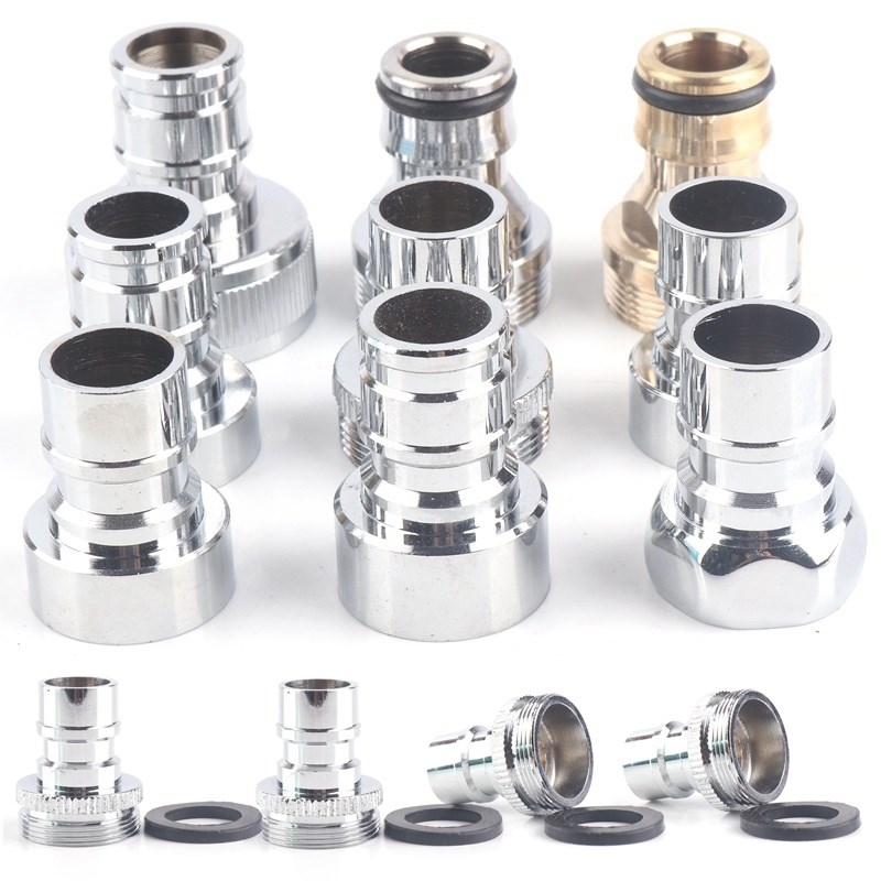 2pcs Brass Garden Quick Connector Water Tap Adapter Joints