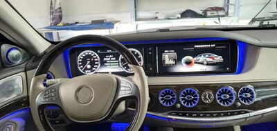 Ambient Light For Mercedes Benz S Class W222 Car Dashboard