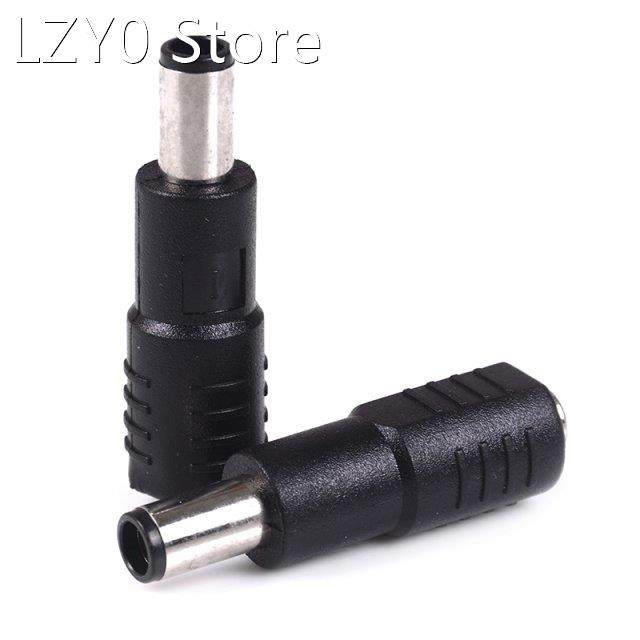 1pc 2.1x5.5mm Female To 5.0x7.4mm Male Dc Power Plug Connect