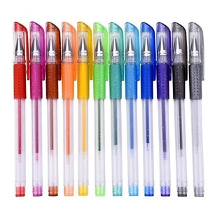 Scented Glitter Gel Pens Set 适用于 Coloring Drawing Doodlin