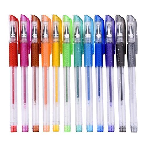 Scented Glitter Gel Pens Set 适用于 Coloring Drawing Doodlin