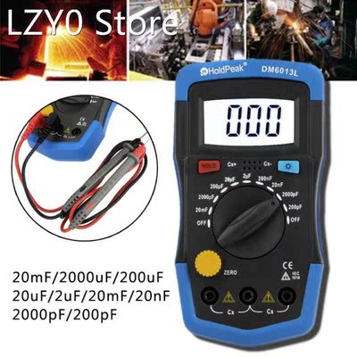 Handheld Digital Capacitance Meter Capacitor Tester Capacime