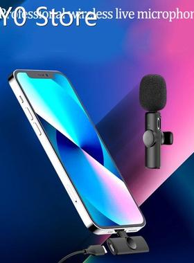 Wireless 1 to 1/2 Lavalier Microphone Portable Audio Video R