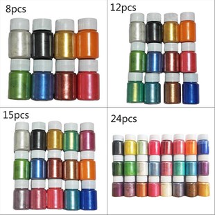 1 Set Pearlescent Mica Powder Epoxy Resin Dye Pearl Pigment