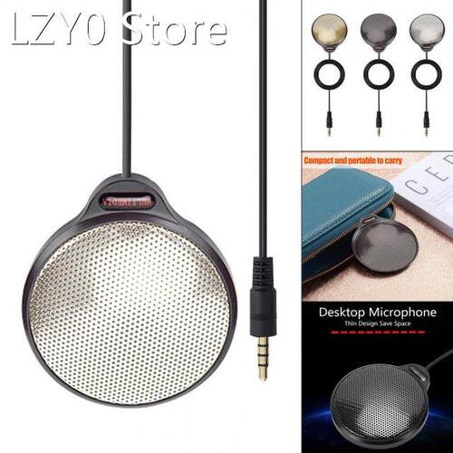 3.5mm Conference Microphone Omnidirectional 360 Condenser De