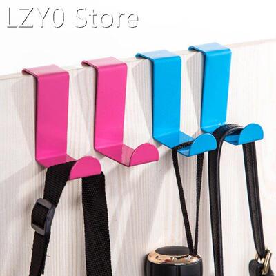 Multifunction Home Organizer Door Balcony Hooks 2Pcs Portabl