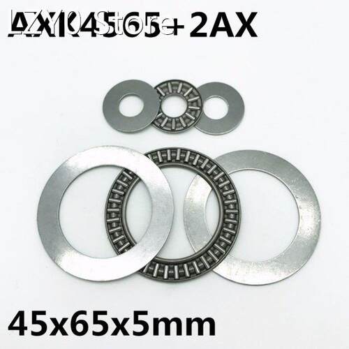 10pcs AXK4565+2AS Thrust Needle Roller Bearing 45x65x3 mm Th