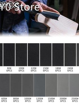 102Pcs 14*7.5cm Wet Dry Sandpaper Sheets 60 To 3000 Assorted